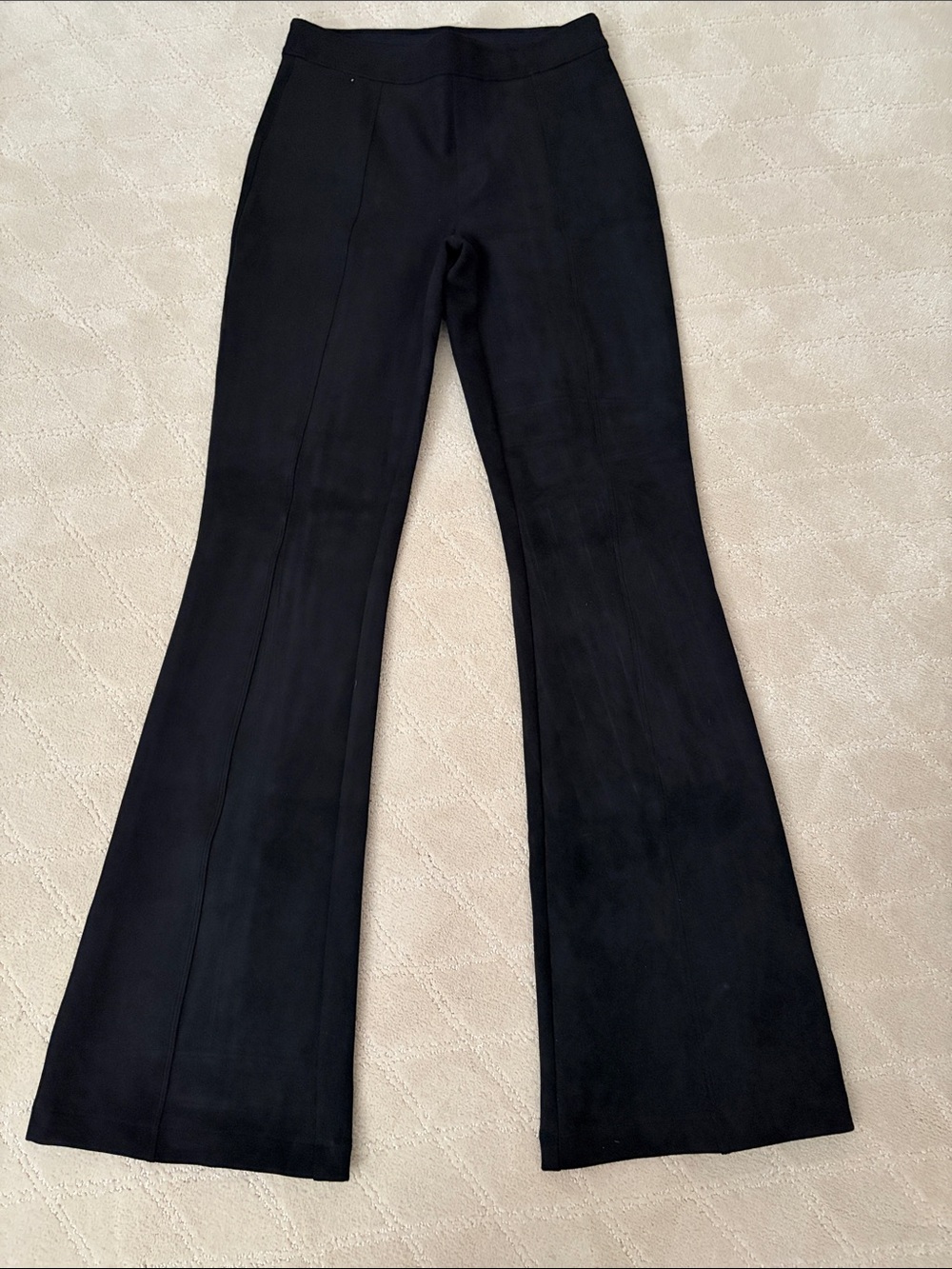 SPANX Black Boot-Cut Flare Pants